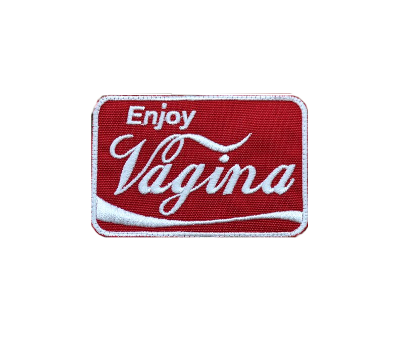 Patch Enjoy Vagina Med Velcro Broderede Patches By La Patheria